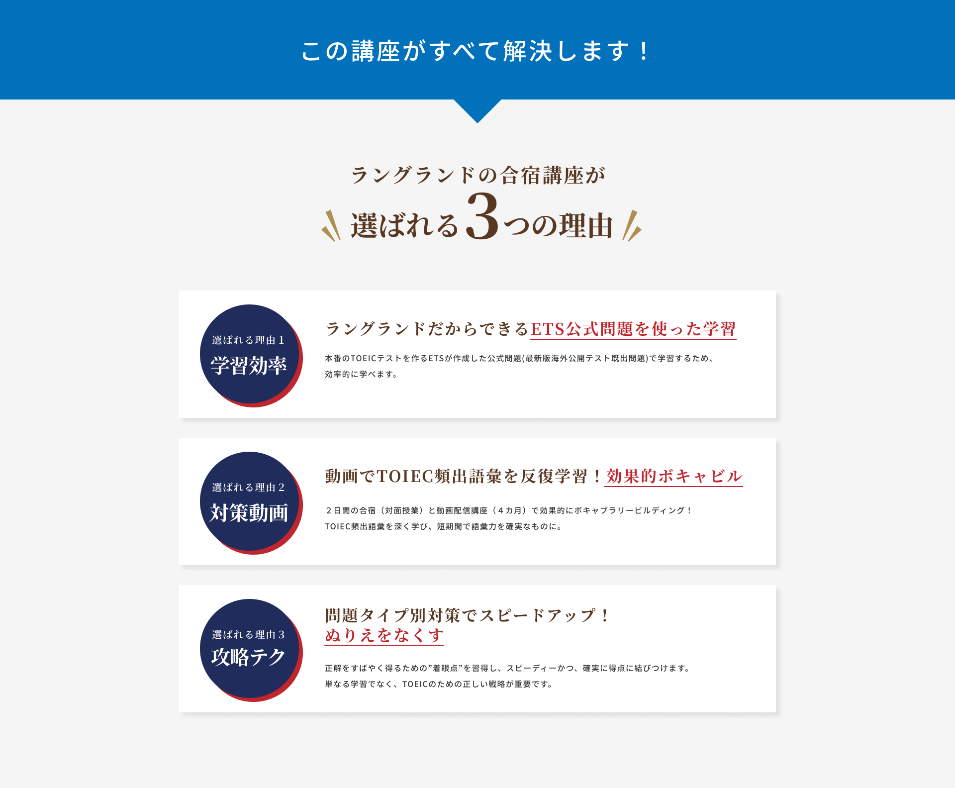 TOEICスコアアップの悩み